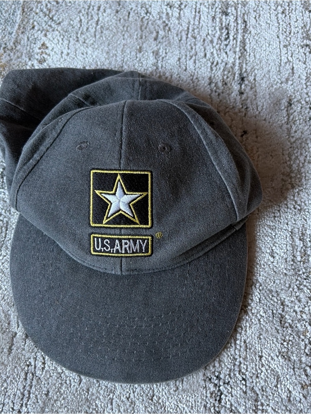U.S. Army Charcoal Gray Cap with Star Patch